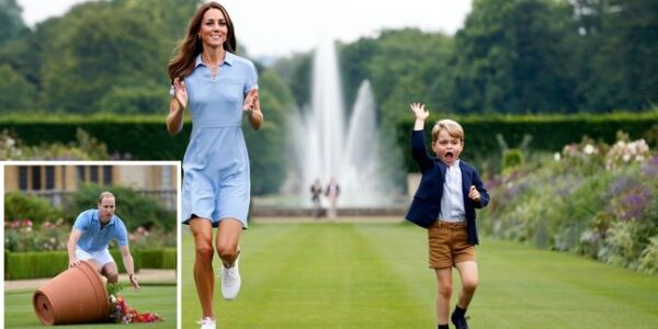 ROYAL GARDEN RACE ENDS IN CHAOS & ROMANCE!  What started as a playful family sprint through the palace gardens turned into the most unexpected royal showdown! Prince William, full of competitive spirit, took off with determination… but fate (and a flower pot) had other plans. One stumble later, the future King found himself trailing behind, while Duchess Kate surged forward with elegance and unstoppable energy. From the sidelines, Prince George couldn’t hold back his excitement, shouting at the top of his lungs: “Mummy is the champion!” With the finish line just steps away, William made a dramatic recovery—catching Kate at the very last moment. But instead of declaring victory, he did something that melted hearts everywhere: he kissed her hand and whispered softly… “Mummy won, as always” ROYAL GARDEN RACE ENDS IN CHAOS & ROMANCE!  What started as a playful family sprint through the palace gardens turned into the most unexpected royal showdown! Prince William, full of competitive spirit, took off with determination… but fate (and a flower pot) had other plans. One stumble later, the future King found himself trailing behind, while Duchess Kate surged forward with elegance and unstoppable energy. From the sidelines, Prince George couldn’t hold back his excitement, shouting at the top of his lungs: “Mummy is the champion!” With the finish line just steps away, William made a dramatic recovery—catching Kate at the very last moment. But instead of declaring victory, he did something that melted hearts everywhere: he kissed her hand and whispered softly… “Mummy won, as always”