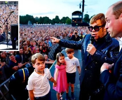 A Father’s Tears, A Nation’s Silence! Hyde Park fell silent. Elton John had just introduced “special guests” when three small figures walked into the spotlight. George. Charlotte. Louis. The crowd gasped, but it was Prince William’s reaction that stole the night. His face crumbled from shock to tears as his children found him in the crowd. In that instant, 70,000 people held their breath — watching not a prince, not a future king, but a father overcome with love. The world is still talking about it… and so are we