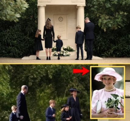 EMOTIONAL VISIT: William and Catherine Bring George, Charlotte, Louis to Granny Diana’s Grave on 28th Anniversary – Heartbreaking Tribute STUNS Millions