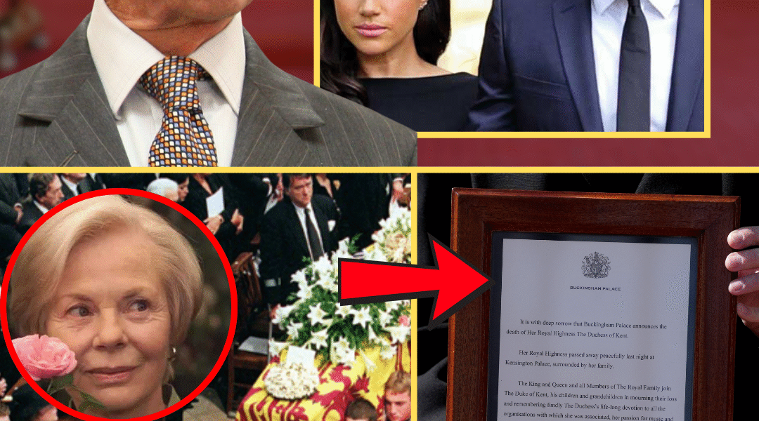 NO DOOR For Harry: Duke of Kent BLOCKS Harry & Meghan Markle from Duchess’s Funeral After Funeral Details Just CONFIRMED