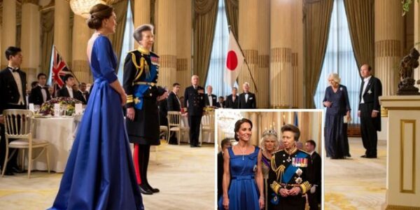 ROYAL DRAMA IN TOKYO! At the glittering Tokyo State Dinner, all eyes should have been on Queen Camilla… but instead, the spotlight was stolen by Princess Catherine and Princess Anne.  Catherine dazzled in a sapphire gown, radiating grace and elegance that reminded many of Diana. Anne stood strong and commanding at her side, the no-nonsense Princess Royal who has quietly become the monarchy’s backbone. Together, they lit up the room — winning over dignitaries, guests, and fans across the globe.  But where was Camilla? Reports confirm she was left out of the main event, sparking whispers of fury behind palace walls. Royal insiders say the Queen Consort was “deeply unsettled” watching Catherine and Anne bask in the world’s adoration while she stood in the shadows ROYAL DRAMA IN TOKYO! At the glittering Tokyo State Dinner, all eyes should have been on Queen Camilla… but instead, the spotlight was stolen by Princess Catherine and Princess Anne.  Catherine dazzled in a sapphire gown, radiating grace and elegance that reminded many of Diana. Anne stood strong and commanding at her side, the no-nonsense Princess Royal who has quietly become the monarchy’s backbone. Together, they lit up the room — winning over dignitaries, guests, and fans across the globe.  But where was Camilla? Reports confirm she was left out of the main event, sparking whispers of fury behind palace walls. Royal insiders say the Queen Consort was “deeply unsettled” watching Catherine and Anne bask in the world’s adoration while she stood in the shadows