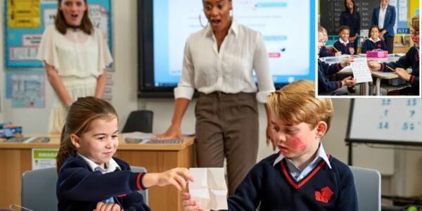 ROYAL HOMEWORK DRAMA ROCKS THE CLASSROOM! Move over, maths equations — Princess Charlotte just solved the formula for adorable sibling love! Palace whispers say that during a fractions lesson, Charlotte slipped a folded note across to her big brother Prince George. Teachers thought it was mischief… until George opened it and read the sweetest line ever: “You’re my favorite fraction of life.” Witnesses say the classroom erupted in giggles while teachers actually swooned — calling it “the most academically adorable act of sibling romance we’ve ever seen” ROYAL HOMEWORK DRAMA ROCKS THE CLASSROOM! Move over, maths equations — Princess Charlotte just solved the formula for adorable sibling love! Palace whispers say that during a fractions lesson, Charlotte slipped a folded note across to her big brother Prince George. Teachers thought it was mischief… until George opened it and read the sweetest line ever: “You’re my favorite fraction of life.” Witnesses say the classroom erupted in giggles while teachers actually swooned — calling it “the most academically adorable act of sibling romance we’ve ever seen”