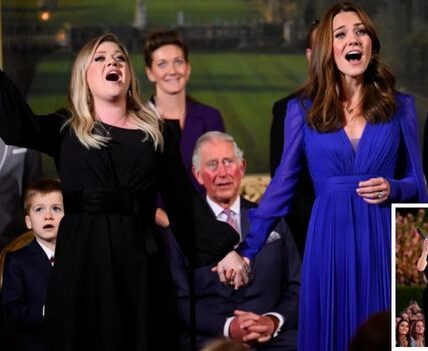 Last night, the gardens of Kensington Palace witnessed something no one will ever forget.  Kelly Clarkson lifted her gaze to the sky, her voice trembling as she whispered: “This isn’t just music—it’s survival.” And in that instant, the annual Inspiration for Families Gala transformed from a charity event into a moment of living history.  Then—gasps. Princess Kate appeared in a flowing sapphire gown, radiant as she joined Kelly on stage. Together, they began singing “True Colors.” Their voices—one raw and powerful, the other graceful and serene—wove together like light and shadow. Parents cried, children stared in awe, couples clutched each other’s hands. Even the royals themselves were overcome.  King Charles’s eyes shimmered. Queen Camilla wiped away tears. Prince William whispered hoarsely: “They’ve just shown the world what real courage looks like.”  At the song’s final note, Kelly leaned toward Kate, her voice breaking: “This isn’t just a song… it’s hope.” To which Kate, glowing with that quiet strength she’s known for, replied: “And tonight, it belongs to all of us” Last night, the gardens of Kensington Palace witnessed something no one will ever forget.  Kelly Clarkson lifted her gaze to the sky, her voice trembling as she whispered: “This isn’t just music—it’s survival.” And in that instant, the annual Inspiration for Families Gala transformed from a charity event into a moment of living history.  Then—gasps. Princess Kate appeared in a flowing sapphire gown, radiant as she joined Kelly on stage. Together, they began singing “True Colors.” Their voices—one raw and powerful, the other graceful and serene—wove together like light and shadow. Parents cried, children stared in awe, couples clutched each other’s hands. Even the royals themselves were overcome.  King Charles’s eyes shimmered. Queen Camilla wiped away tears. Prince William whispered hoarsely: “They’ve just shown the world what real courage looks like.”  At the song’s final note, Kelly leaned toward Kate, her voice breaking: “This isn’t just a song… it’s hope.” To which Kate, glowing with that quiet strength she’s known for, replied: “And tonight, it belongs to all of us”