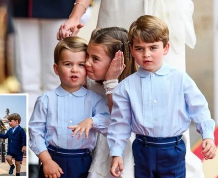 CAUGHT ON CAMERA! A royal moment so pure, it has fans everywhere melting! Princess Charlotte and Prince Louis shared the sweetest brother-sister exchange — and it’s taking the internet by storm. In the middle of all the royal formality, Charlotte leaned down with a tender word for her little brother, and Louis’ face lit up with the kind of smile only a sister’s love can bring. From her gentle hand on his shoulder to his beaming grin in return, it was a scene straight out of a fairytale — but it was real, raw, and heart-melting.  Fans are already calling Charlotte “the little leader” and saying she carries the same warmth as her late grandmother, Princess Diana. And Louis? He showed the softer, sweeter side of the playful prince we’ve all come to adore