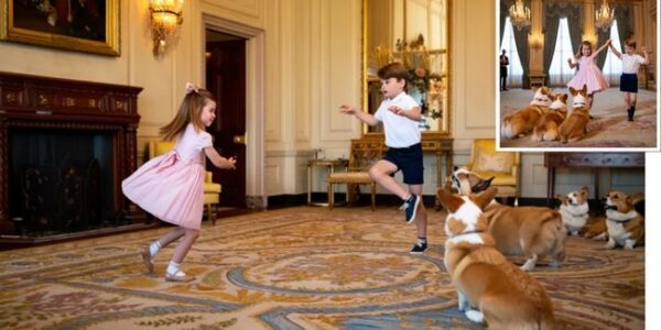 MINI ROYAL DANCE-OFF ROCKS THE PALACE! Forget state dinners and crown jewels — the royal living room just became the hottest dance floor in Britain! Palace insiders say Princess Charlotte shocked everyone when she challenged Prince Louis to a TikTok-style dance battle… and sparks flew! First up, cheeky Louis gave it his all with a bold moonwalk attempt that had staff clapping and laughing. But then Charlotte twirled into a perfect pirouette so graceful that even the royal corgis froze mid-play to admire her. The showdown ended not with a winner, but with applause, giggles, and what staff are calling “less a dance-off, more a royal love story in motion” MINI ROYAL DANCE-OFF ROCKS THE PALACE! Forget state dinners and crown jewels — the royal living room just became the hottest dance floor in Britain! Palace insiders say Princess Charlotte shocked everyone when she challenged Prince Louis to a TikTok-style dance battle… and sparks flew! First up, cheeky Louis gave it his all with a bold moonwalk attempt that had staff clapping and laughing. But then Charlotte twirled into a perfect pirouette so graceful that even the royal corgis froze mid-play to admire her. The showdown ended not with a winner, but with applause, giggles, and what staff are calling “less a dance-off, more a royal love story in motion”