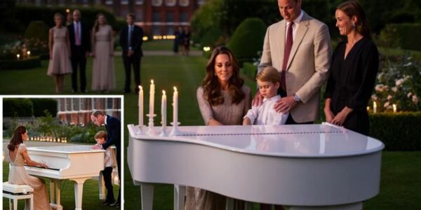 “She never held them… but they carry her in their hearts.” On what would have been Princess Diana’s 64th birthday, the Royal Family gathered in the candlelit gardens of Kensington Palace. No one expected what came next. Catherine, Princess of Wales, sat at a white piano, her voice trembling as she whispered: “This is for our beloved mother — forever cherished.”  Her melody was soft, aching, sacred — a tribute not just from her, but from the grandchildren who never met Diana, yet somehow miss her. The garden fell silent. William wiped his eyes. And as the last note faded, no one clapped. Because in that silence, the truth was clear: love never dies “She never held them… but they carry her in their hearts.” On what would have been Princess Diana’s 64th birthday, the Royal Family gathered in the candlelit gardens of Kensington Palace. No one expected what came next. Catherine, Princess of Wales, sat at a white piano, her voice trembling as she whispered: “This is for our beloved mother — forever cherished.”  Her melody was soft, aching, sacred — a tribute not just from her, but from the grandchildren who never met Diana, yet somehow miss her. The garden fell silent. William wiped his eyes. And as the last note faded, no one clapped. Because in that silence, the truth was clear: love never dies