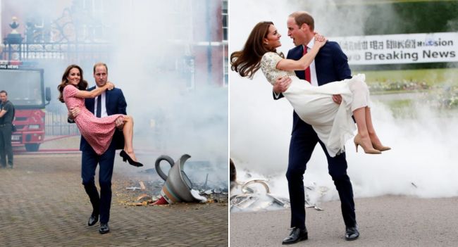 TEA TIME EXPLOSION AT KENSINGTON PALACE! BREAKING: What was supposed to be an ordinary royal tea party turned into something straight out of an action movie! Yesterday, a TEAPOT at Kensington Palace exploded, filling the room with steam, flying biscuits, and a dramatic cloud of Earl Grey! But instead of panicking, Prince William went FULL Hollywood hero mode. Through the haze and chaos, he scooped Duchess Kate into his arms and carried her out like an action star. Witnesses say he shouted loud enough for the palace walls to shake: “Not even Earl Grey could separate us!” Crowds outside CHEERED. Staff members applauded. Even the royal corgis barked like it was the finale of a blockbuster film