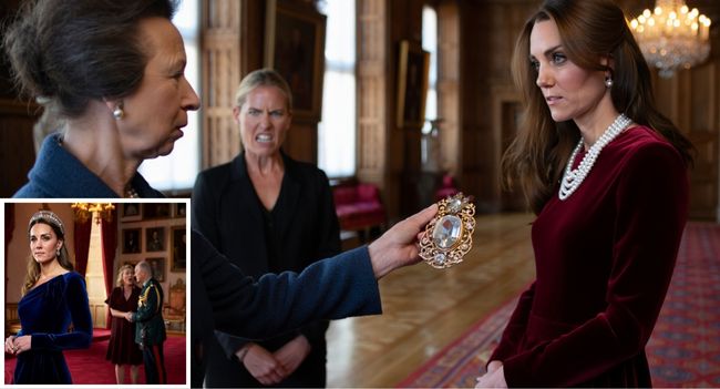 ROYAL BETRAYAL? The House of Windsor is reeling after whispers of a shocking move by Princess Anne that has left Zara Tindall absolutely furious. Behind closed doors at the palace, a precious piece of Queen Elizabeth’s jewellery—long believed to be staying safely within the family—was quietly handed over to Kate, the Princess of Wales.  Now, insiders say this secret decision has ignited one of the most bitter royal feuds in years. Tensions are rising, loyalties are being tested, and what should have been a sparkling heirloom has turned into a symbol of betrayal and rivalry.  Was this a loving gesture to secure the monarchy’s future—or a deliberate snub that cut Zara out of her rightful inheritance?