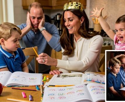 The Royal Homework Competition! It started as an ordinary maths assignment for young Prince George… but quickly turned into a palace showdown! George first turned to Prince William for help, only to discover that his dad had — wait for it — forgotten fractions! A future king, brought to his knees by numerators and denominators. Enter Duchess Kate, calm and confident, swooping in to save the day. With a smile, she guided George through the tricky sums, proving once again that she’s not only the Queen of Style, but also the Queen of Numbers. And then came the mic-drop moment: Princess Charlotte declared loudly for all to hear, “Mum is the real Queen of Numbers!” Even little Louis reportedly joined the fun, teasing his dad that maybe he needed homework practice too The Royal Homework Competition! It started as an ordinary maths assignment for young Prince George… but quickly turned into a palace showdown! George first turned to Prince William for help, only to discover that his dad had — wait for it — forgotten fractions! A future king, brought to his knees by numerators and denominators. Enter Duchess Kate, calm and confident, swooping in to save the day. With a smile, she guided George through the tricky sums, proving once again that she’s not only the Queen of Style, but also the Queen of Numbers. And then came the mic-drop moment: Princess Charlotte declared loudly for all to hear, “Mum is the real Queen of Numbers!” Even little Louis reportedly joined the fun, teasing his dad that maybe he needed homework practice too