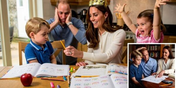 The Royal Homework Competition! It started as an ordinary maths assignment for young Prince George… but quickly turned into a palace showdown! George first turned to Prince William for help, only to discover that his dad had — wait for it — forgotten fractions! A future king, brought to his knees by numerators and denominators. Enter Duchess Kate, calm and confident, swooping in to save the day. With a smile, she guided George through the tricky sums, proving once again that she’s not only the Queen of Style, but also the Queen of Numbers. And then came the mic-drop moment: Princess Charlotte declared loudly for all to hear, “Mum is the real Queen of Numbers!” Even little Louis reportedly joined the fun, teasing his dad that maybe he needed homework practice too The Royal Homework Competition! It started as an ordinary maths assignment for young Prince George… but quickly turned into a palace showdown! George first turned to Prince William for help, only to discover that his dad had — wait for it — forgotten fractions! A future king, brought to his knees by numerators and denominators. Enter Duchess Kate, calm and confident, swooping in to save the day. With a smile, she guided George through the tricky sums, proving once again that she’s not only the Queen of Style, but also the Queen of Numbers. And then came the mic-drop moment: Princess Charlotte declared loudly for all to hear, “Mum is the real Queen of Numbers!” Even little Louis reportedly joined the fun, teasing his dad that maybe he needed homework practice too
