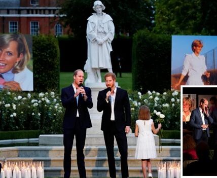 In the candlelit Sunken Garden of Kensington Palace, silence fell as Prince William whispered, “You were an angel in the shape of my mum.” On what would have been Princess Diana’s 64th birthday, the brothers gave the world not pomp or speeches, but raw grief — a duet of Supermarket Flowers, rewritten with memories too painful to forget. Behind them, images of Diana glowed: holding sick children, walking fearlessly through landmines, smiling with the compassion that defined her. When the final note faded, a little girl stepped forward and placed a single white rose at Diana’s statue. At that moment, the world stopped — and shared William and Harry’s tears