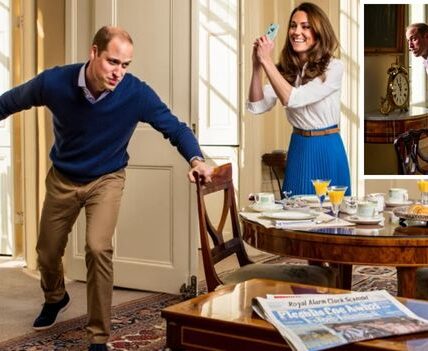Royal Alarm Clock Scandal! Forget royal protocol—this morning the palace reportedly woke up to chaos and comedy. Prince William allegedly overslept after his “royal alarm clock” (a.k.a. Duchess Kate) decided to upgrade his wake-up call… by hiding his phone. When the future King finally emerged, staff say he staggered into breakfast looking more like a uni student after Freshers’ Week than a royal ready for duty. His grand excuse? “I’m not late, I’m fashionably late.” Meanwhile, Kate sat calmly sipping her tea, laughing like the true Queen of Pranks she is. Rumor has it William is now guarding his phone as carefully as the crown jewels