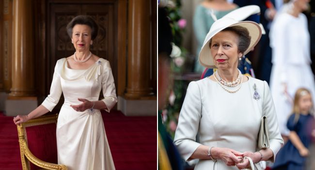 PRINCESS ANNE STUNS IN WHITE! All eyes were on Princess Anne as she stepped out in an elegant white outfit that radiated timeless grace. The clean, regal lines of her look were perfectly complemented by jewelry that added just the right touch of sparkle and sophistication. But it wasn’t just the fashion that left onlookers in awe—it was her presence. Strong, captivating, and undeniably commanding, Anne carried herself with the kind of effortless authority that proves why she remains one of the monarchy’s most respected figures. Guests whispered that her aura filled the room before she even spoke—a true reminder that style is fleeting, but elegance and strength are eternal