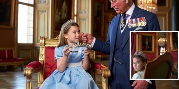 Royal Shockwave Across Britain! In a twist no one saw coming, King Charles has reportedly gifted young Princess Charlotte her very own tiara — AND a brand-new royal title! At just eight years old, Charlotte is already making history. The dazzling tiara is said to include jewels passed down through generations, while the title she’s been given hasn’t been used in centuries. Talk about rewriting royal tradition! Insiders say the King wanted to show just how important Charlotte will be to the future of the monarchy — and the move has left royal fans buzzing. Some are calling it a “sweet gesture from a proud grandfather,” while others believe it’s a bold signal of things to come