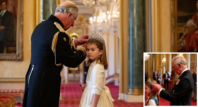 HISTORY MADE! ROYAL BOMBSHELL FROM BUCKINGHAM PALACE. Royal watchers are gasping in disbelief as King Charles breaks centuries of tradition in the most dazzling way imaginable! In a stunning move, the King has personally honored Princess Charlotte with a sparkling tiara and a powerful new title — a gesture that signals the rise of a bold new generation ready to redefine the monarchy. Is this the moment the royal family changes forever? Insiders say Charlotte is being positioned as a future powerhouse, sparking fierce debates over tradition, succession, and what the future of the Crown really looks like. One royal expert declared: “This changes everything.” And we couldn’t agree more!