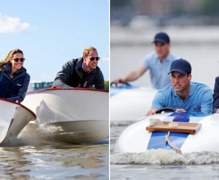 A Royal River Rivalry! It seems love on the Thames comes with a little competitive splash! Prince William and Kate reportedly challenged each other to a late-summer speedboat race across the iconic river. Crowds looked on in shock as the future King shouted over the engines: “The winner makes dinner!” But in true Duchess style, Kate took control of the waves, leaving William trailing behind. With a smile as wide as the Thames itself, she pulled ahead and crossed the finish like a seasoned racer. And the prize? William, keeping to his word, whipped up dinner for his victorious wife. But Kate wasn’t done with her playful win—she added the final touch with a cheeky mince pie for dessert