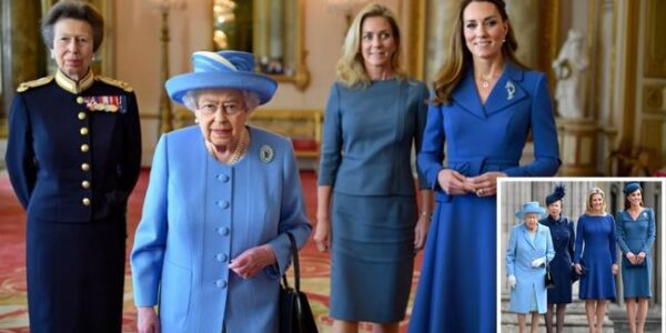 The Ladies in Blue — A Royal Vision of Elegance. When Queen Elizabeth II, Princess Anne, Duchess Sophie, and Princess Catherine step out together, the world always watches… but this time, they left everyone speechless. Dressed in perfectly coordinated blue ensembles, these royal women radiated elegance, unity, and the timeless beauty that has defined the monarchy across generations. Blue isn’t just a color — it’s a statement. A symbol of loyalty, stability, and strength. From the Queen’s dignified grace to Princess Anne’s no-nonsense presence, Duchess Sophie’s quiet charm, and Princess Catherine’s modern radiance, each shade told a story of tradition carried into the future The Ladies in Blue — A Royal Vision of Elegance. When Queen Elizabeth II, Princess Anne, Duchess Sophie, and Princess Catherine step out together, the world always watches… but this time, they left everyone speechless. Dressed in perfectly coordinated blue ensembles, these royal women radiated elegance, unity, and the timeless beauty that has defined the monarchy across generations. Blue isn’t just a color — it’s a statement. A symbol of loyalty, stability, and strength. From the Queen’s dignified grace to Princess Anne’s no-nonsense presence, Duchess Sophie’s quiet charm, and Princess Catherine’s modern radiance, each shade told a story of tradition carried into the future