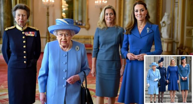 The Ladies in Blue — A Royal Vision of Elegance. When Queen Elizabeth II, Princess Anne, Duchess Sophie, and Princess Catherine step out together, the world always watches… but this time, they left everyone speechless. Dressed in perfectly coordinated blue ensembles, these royal women radiated elegance, unity, and the timeless beauty that has defined the monarchy across generations. Blue isn’t just a color — it’s a statement. A symbol of loyalty, stability, and strength. From the Queen’s dignified grace to Princess Anne’s no-nonsense presence, Duchess Sophie’s quiet charm, and Princess Catherine’s modern radiance, each shade told a story of tradition carried into the future