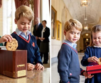 Royal Snack Heist ALERT! Hold onto your crowns, royal fans… because Princess Charlotte has officially stolen the spotlight (and a cookie!) in the sweetest sibling scandal ever! Sources reveal that little Charlotte couldn’t resist sneaking an extra cookie into Prince George’s lunchbox—yes, the future king got a secret treat from his sister! George, suspicious but secretly thrilled, whispered: “You’re the best sister ever.” Charlotte’s tiny giggles reportedly echoed through the palace halls as staff and nannies watched the adorable exchange, calling it “the cutest sibling romance of the decade.” Imagine the future Queen mastering sneaky charm AND diplomacy before her seventh birthday!