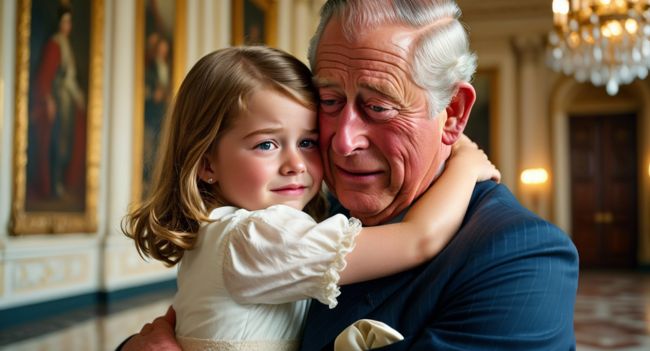 Royal Tears Exposed: How Princess Charlotte’s Innocent Yet Unforgettable Gesture Left King Charles in Public Emotion, Sparking Debate Across the Palace and Beyond