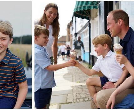 Prince William’s Sweet Surprise: George Gives Away His Ice Cream to a Stranger — On what seemed like an ordinary afternoon, Prince William and his children quietly stopped by a small ice cream shop in the suburbs, drawing little attention from passersby — until young Prince George did something that left everyone stunned. With a shy smile, the future king handed his own ice cream to a boy no one recognized, sparking whispers and tears in equal measure. Was it just a child’s innocent kindness, or a powerful glimpse into the character of Britain’s next monarch? “It was a moment that melted more than ice cream — it melted hearts,” one witness said, as the story spread across the nation