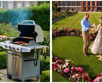 Prince William and Duchess Kate held an outdoor BBQ party in the garden of the British royal castle. Then they danced together in an area with flowers arranged in the shape of a heart. But what happened next brought tears to the eyes of the people in the palace because of the future king’s love for his wife.