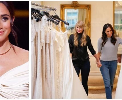 After Taylor Swift’s extremely meaningful and special proposal. Fans caught an interesting detail, Taylor’s special friend holding hands to try on wedding dresses with her was none other than Princess Meghan. Netizens wondered how long the two had known each other, why they were so close that they could be the one walking beside Taylor as the biggest privilege of other fans. When the rumor spread quickly, Meghan Markle spoke up about the rumor with only 6 words that made anti-fans speechless.
