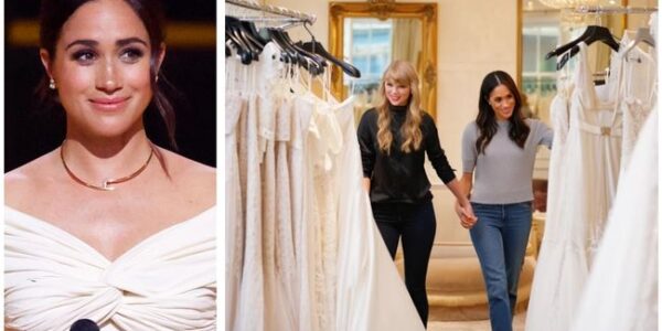 After Taylor Swift’s extremely meaningful and special proposal. Fans caught an interesting detail, Taylor’s special friend holding hands to try on wedding dresses with her was none other than Princess Meghan. Netizens wondered how long the two had known each other, why they were so close that they could be the one walking beside Taylor as the biggest privilege of other fans. When the rumor spread quickly, Meghan Markle spoke up about the rumor with only 6 words that made anti-fans speechless.
