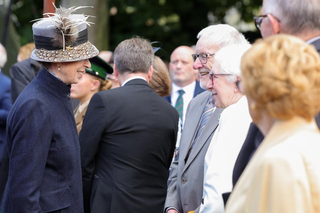 In pictures: Princess Anne greets special guests at Hillsborough Castle  garden party