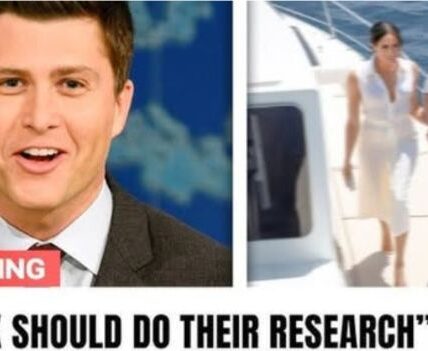 Meghan Markle Is Apparently Furious, and the Internet Is on Fire.  In a Controversy That Has Caught Both Hollywood and the Royal Community off Guard, Comedian Colin Jost Is Accused of Leaking Pictures of Meghan’s Yacht, Which Within Hours Went Viral on the Internet.  The Images Took Across Headlines, Social Media Feeds, and Late-Night Gossip Shows, Humiliating the Duchess, Who Has Spent Years Meticulously Cultivating Her Public Persona.  What Do These Pictures Actually Depict, and Why Did Colin Jost Release Them at the Most Inconvenient Moment? That Is the Question That Everyone Is Now Asking.