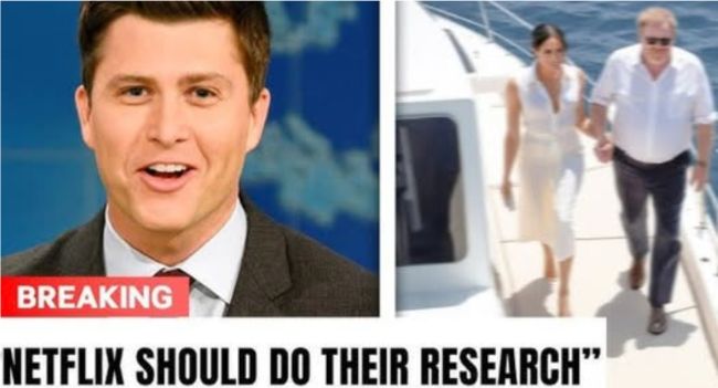 Meghan Markle Is Apparently Furious, and the Internet Is on Fire.  In a Controversy That Has Caught Both Hollywood and the Royal Community off Guard, Comedian Colin Jost Is Accused of Leaking Pictures of Meghan’s Yacht, Which Within Hours Went Viral on the Internet.  The Images Took Across Headlines, Social Media Feeds, and Late-Night Gossip Shows, Humiliating the Duchess, Who Has Spent Years Meticulously Cultivating Her Public Persona.  What Do These Pictures Actually Depict, and Why Did Colin Jost Release Them at the Most Inconvenient Moment? That Is the Question That Everyone Is Now Asking.
