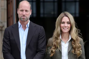 Prince William, Prince of Wales and Catherine, Princess of Wales during their visit to the Natural History Museum's newly renovated gardens 