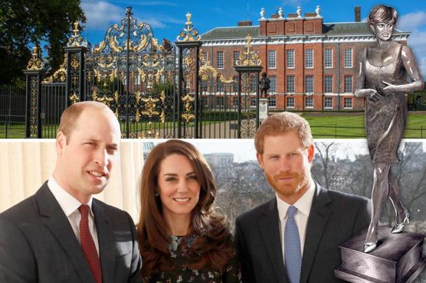Prince William and Harry plan statue of mum Princess Diana at Kensington  Palace to mark the 20th anniversary of her death | The Sun