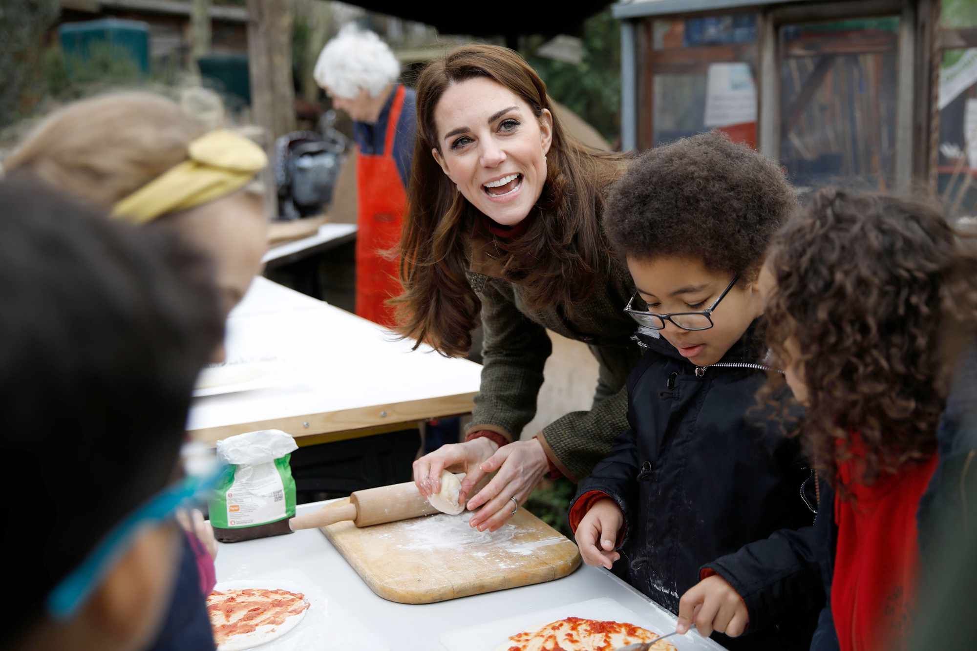 Kate Middleton Is Asked If the Queen Eats Pizza