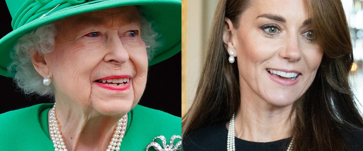 ROYAL BOMBSHELL: A Birthday Gift Fit for a Queen! On her birthday, Princess Catherine was left in tears of joy when she unwrapped a treasure that once belonged to Queen Elizabeth II herself — the historic diamond coronation necklace and matching earrings. The late Queen, known for her careful foresight, had personally chosen to pass this priceless heirloom to Catherine — a gesture many insiders say was her way of declaring: “You are the future of the monarchy.” But while Catherine was deeply moved, not everyone in Buckingham Palace was celebrating. Palace whispers claim Queen Camilla was furious, left seething with jealousy as Catherine proudly inherited jewels that symbolize not just beauty, but power, legacy, and destiny