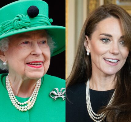 ROYAL BOMBSHELL: A Birthday Gift Fit for a Queen! On her birthday, Princess Catherine was left in tears of joy when she unwrapped a treasure that once belonged to Queen Elizabeth II herself — the historic diamond coronation necklace and matching earrings. The late Queen, known for her careful foresight, had personally chosen to pass this priceless heirloom to Catherine — a gesture many insiders say was her way of declaring: “You are the future of the monarchy.” But while Catherine was deeply moved, not everyone in Buckingham Palace was celebrating. Palace whispers claim Queen Camilla was furious, left seething with jealousy as Catherine proudly inherited jewels that symbolize not just beauty, but power, legacy, and destiny ROYAL BOMBSHELL: A Birthday Gift Fit for a Queen! On her birthday, Princess Catherine was left in tears of joy when she unwrapped a treasure that once belonged to Queen Elizabeth II herself — the historic diamond coronation necklace and matching earrings. The late Queen, known for her careful foresight, had personally chosen to pass this priceless heirloom to Catherine — a gesture many insiders say was her way of declaring: “You are the future of the monarchy.” But while Catherine was deeply moved, not everyone in Buckingham Palace was celebrating. Palace whispers claim Queen Camilla was furious, left seething with jealousy as Catherine proudly inherited jewels that symbolize not just beauty, but power, legacy, and destiny