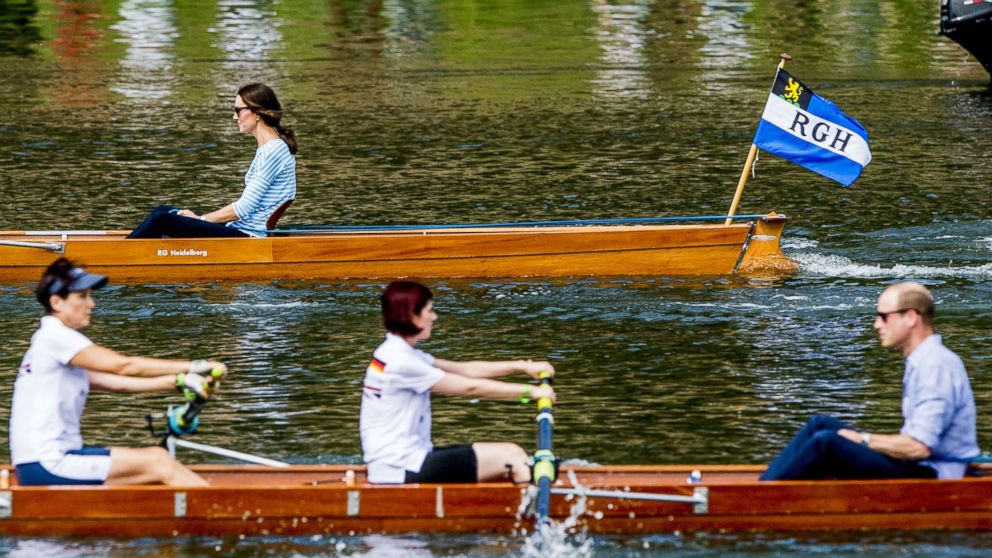 Prince William beats Princess Kate in rowing competition in Germany - ABC  News
