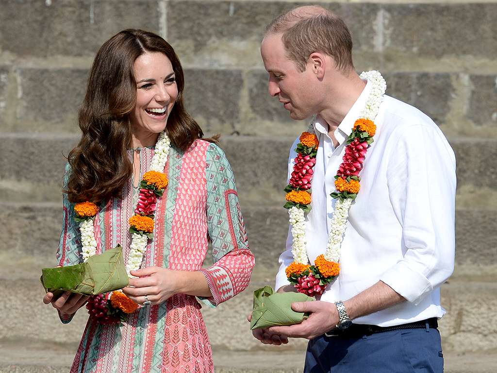 Prince William and Princess Kate Receive Tika Dots During India Tour