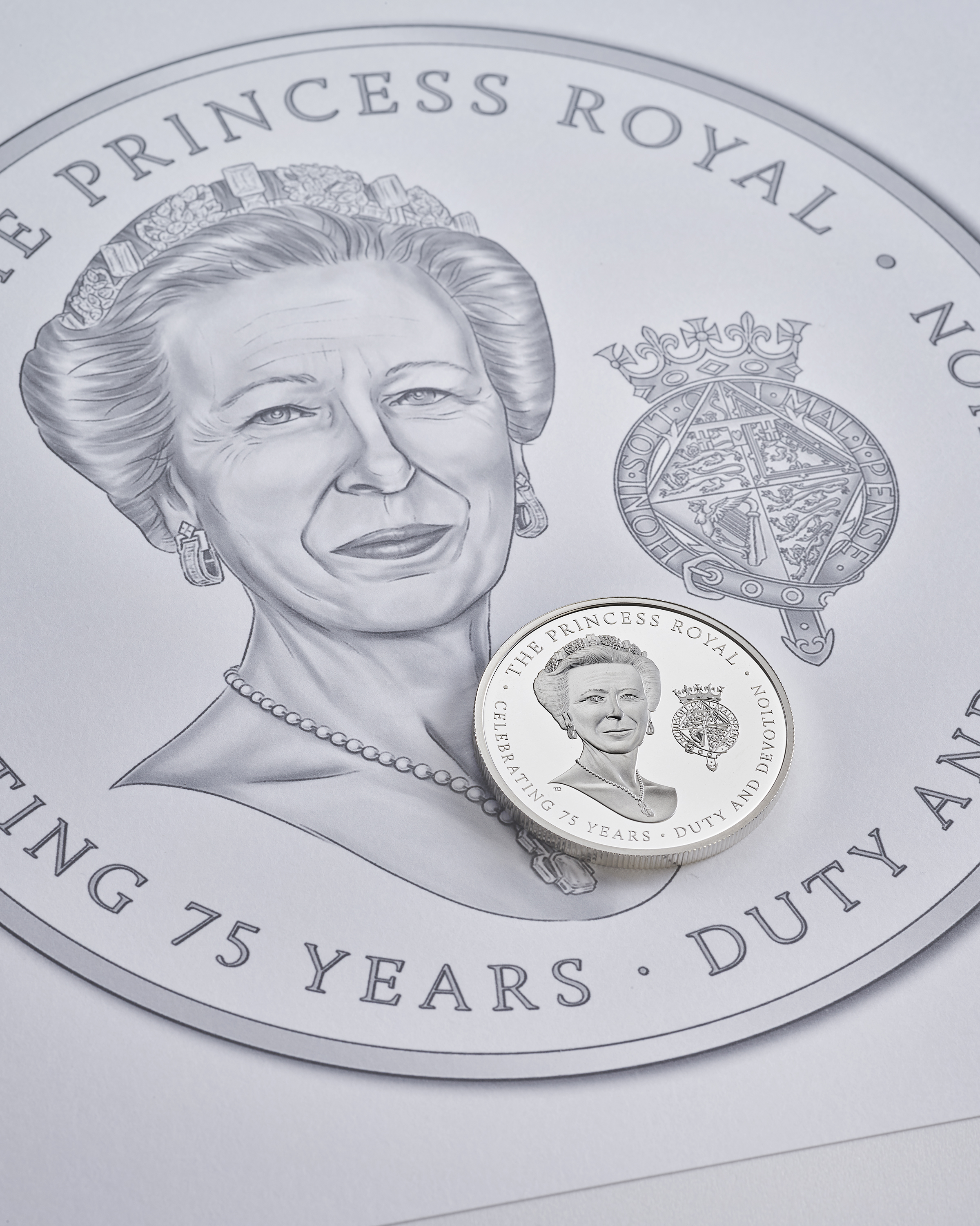 Princess Anne's coin from The Royal Mint