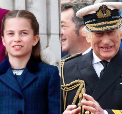 A Moment So Private, It Was Never Meant to Be Seen. It didn’t happen on a balcony. There were no cameras. No aides preparing statements. According to accounts shared by palace insiders, it happened quietly — in the garden at Windsor Castle — and it may be one of the most tender royal moments people have heard about in years. As King Charles III rested during cancer treatment, his granddaughter Princess Charlotte, just nine years old, is said to have walked in holding a ukulele. No rehearsal. No audience. Just family. She softly began to sing “Somewhere Over the Rainbow.” Her voice reportedly trembled — not from nerves, but from emotion. And when she finished, she handed her grandfather a handwritten note with words that stopped everyone present cold. “For my brave hero. Your strength lights our skies. Love, Charlotte.” Those close to the family say the King pressed the note to his chest and whispered, “That’s my brave girl.” Palace aides later described it — quietly, off the record — as “the most human moment Windsor has seen in years.” Whether you see this as a deeply personal family story or a symbolic glimpse behind palace walls, one thing is undeniable: it struck a nerve. People aren’t reacting to protocol or tradition — they’re reacting to love. Not a performance. Not a headline. Just a child trying to comfort her grandfather