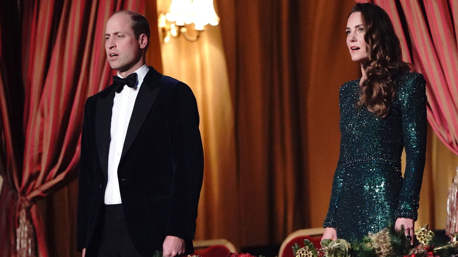 Prince William and Kate attend Royal Variety Performance as duke told: 'I'm  not hitting on your wife' | UK News | Sky News