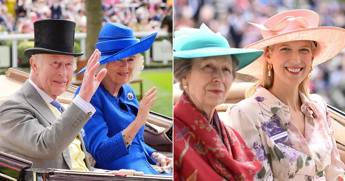 King Charles' touching gesture to grieving royal relative as he kicks off  Royal Ascot - The Mirror