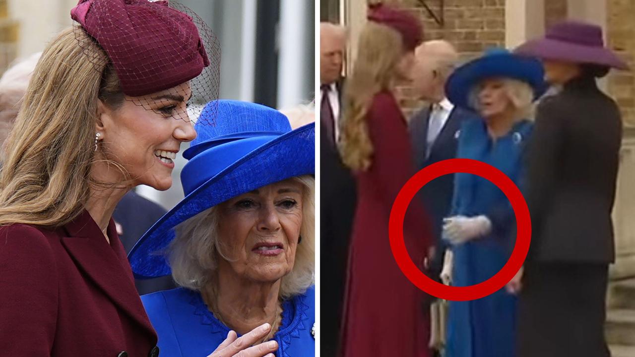 Queen Camilla appears to shoo Kate Middleton away during awkward moment  with Melania Trump | news.com.au — Australia's leading news site for latest  headlines