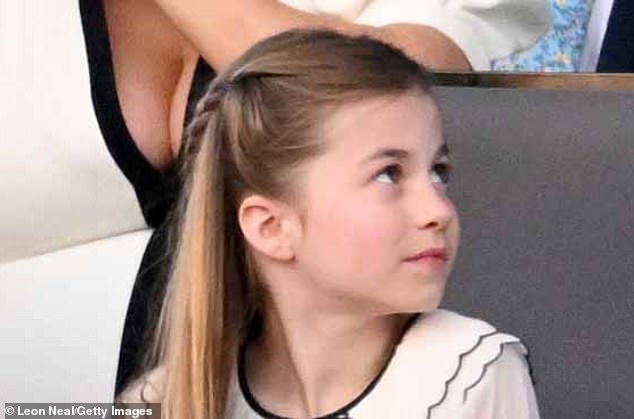 In an adorable moment captured on camera, having witnessed Charlotte's toppled curtsy, Queen Camilla tried to reassure her step-granddaughter