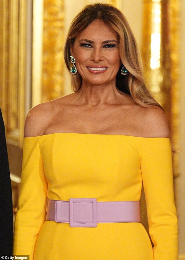 Melania Trump's canary yellow dress has caused quite the stir on social media
