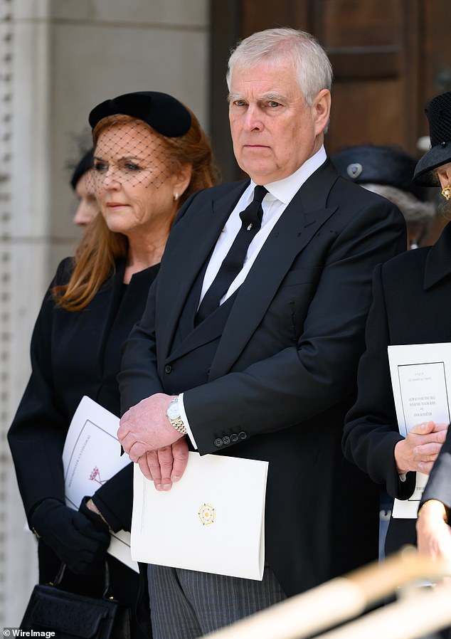 The beleaguered couple attended the funeral of Katharine, Duchess of Kent, earlier this month