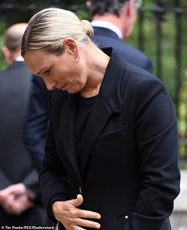 And as thousands of mourners lay flowers outside of Balmoral Castle to pay their respects and commemorate the late Queen, Zara Tindall also appeared visibly emotional as she tearfully analysed the sea of tributes