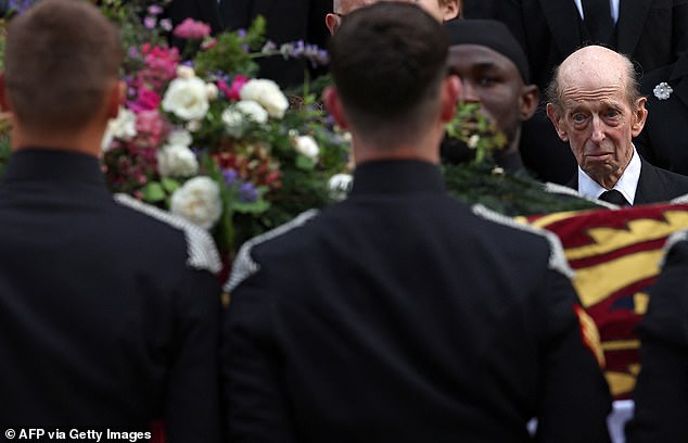 For 89-year-old Prince Edward, the Duke of Kent, maintaining a traditional Royal face of stoicism proved almost near impossible during the funeral of his wife of 64 years, the Duchess of Kent, held at Westminster Cathedral last month