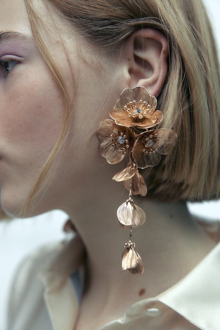 Cascading Flower Earrings Cascading Flower Earrings