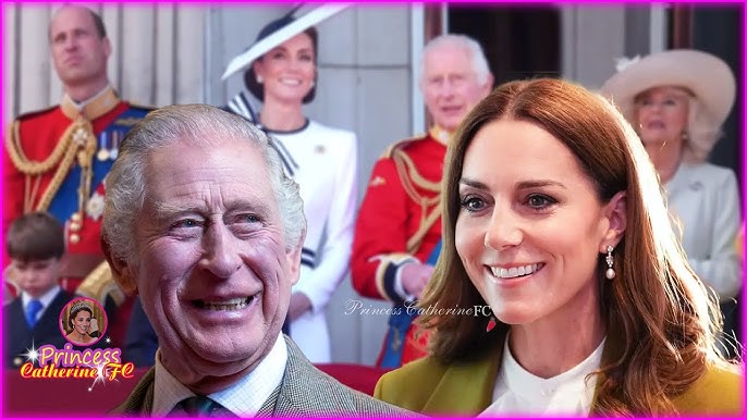 Royal Protocol Broken! King Charles' Emotional Tribute To Catherine At  Trooping The Colour - YouTube